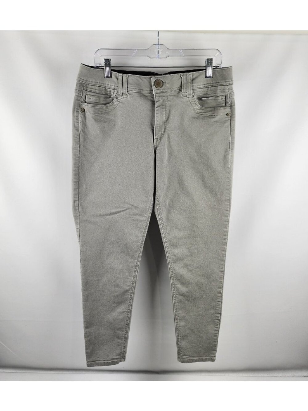 Democracy Jeans Women 12 Gray AB Technology Skinny Ankle (32x26) B1304PEX2XX